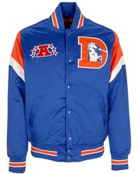 Mitchell & Ness - Denver Broncos Bomberjacke Nfl Teamfarben - Lyst