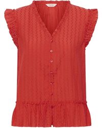 Part Two - Overhemden ,Rood ,Blouses - Lyst