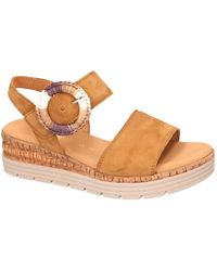 Gabor - Schoenen ,Bruin ,Leer 62.706.35 Samtchevreau Sattel Sandal - Lyst