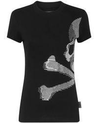 Philipp Plein - T-Shirt Ronde Hals Skull&Bones - Lyst