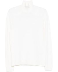 Dondup - Truien & Vesten ,Wit ,Wol Witte Wollen Trui Aw 25 - Lyst
