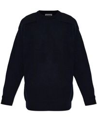 Jil Sander - Wool Crew Neck Sweater - Lyst