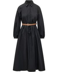 Max Mara - Long Poplin Shirt Dress - Lyst