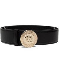 Versace - Medusa Head Buckle Belt - Lyst