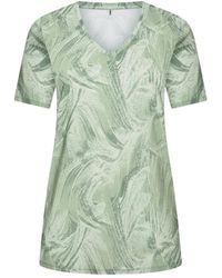 Plus Basics - Tee V-Neck Midi - Lyst