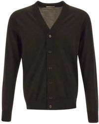 Paolo Pecora - Virgin Wool Cardigan - Lyst
