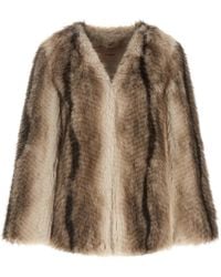 Twinset - Faux Fur & Shearling Jackets - Lyst