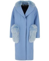 Blancha - Single-Breasted Coats - Lyst
