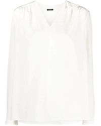 JOSEPH - Overhemden ,Wit ,Newell Blouse - Lyst