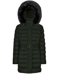 Geox - Catria Lange Gewatteerde Jas - Lyst