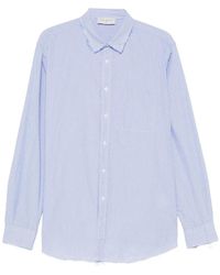 Paura - Overhemden ,Blauw ,Katoen Talete Shirt Oversize - Lyst