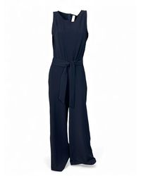JAPANTKY - Jumpsuits & Playsuits ,Blauw ,Leer Jinae Stretch Overall Jumpsuit - Lyst
