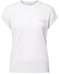 Peserico - Round-Neck Knitwear - Lyst