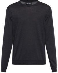 Giorgio Armani - Round-Neck Knitwear - Lyst