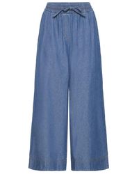 Ichi - Wide Jeans - Lyst