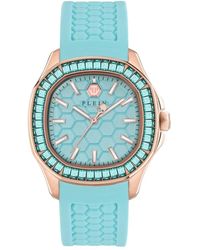 Philipp Plein - Orologio spectre lady crystal blu - Lyst