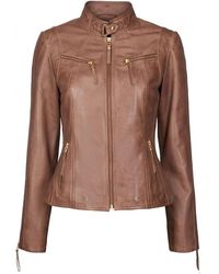 Btfcph - Jassen ,Bruin ,Leer Biker Jacket Leather 10245 - Lyst