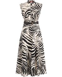 Max Mara - Kleedjes ,Zwart ,Katoen Mstwest Maxi Dress - Lyst