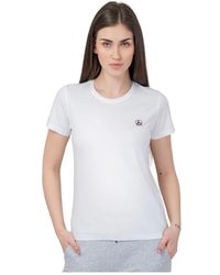 J.O.T.T - Tops ,Wit ,Katoen Rondhals T-Shirt Rosas - Lyst