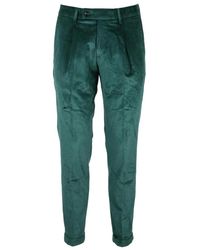 Michael Coal - Broeken ,Groen ,Katoen 1+ Pantalone - Lyst