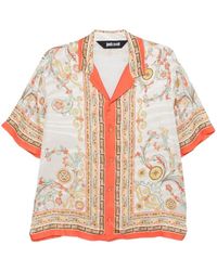 Just Cavalli - Overhemden ,Veelkleurig ,Short Sleeve Shirts - Lyst