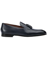 Doucal's - Slipper aus leder | blau - Lyst