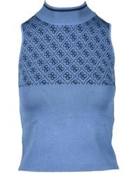 Guess - Stijlvolle Gebreide Top Met Spandex - Lyst