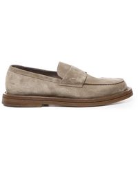 THE ANTIPODE - Khaki wildleder flache schuhe - Lyst