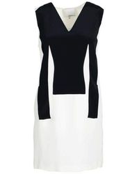 3.1 Phillip Lim Silk Sleeveless Dress - Zwart