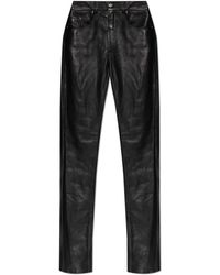 Versace - Leren Broek - Lyst