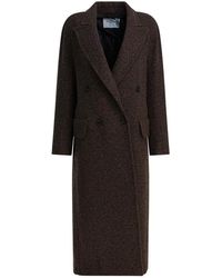 Max Mara - Jassen ,Zwart ,Wol Double-Breasted Jas Van Wol-Cashmere - Lyst