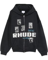 Rhude - Zip-Through Sweatshirt - Lyst
