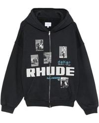 Rhude - Zip-Through Sweatshirt - Lyst