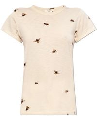 Rag & Bone - Camiseta de algodón pima - Lyst