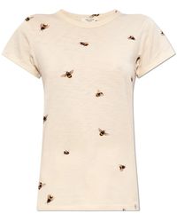 Rag & Bone - T-shirt in cotone pima - Lyst