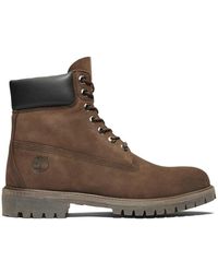 Timberland - Suède En Stoffen Enkelboots Met Rubberen Zool - Lyst
