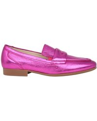Gabor - Schoenen ,Paars ,Leer Paarse Lakleren Mocassin Loafers - Lyst