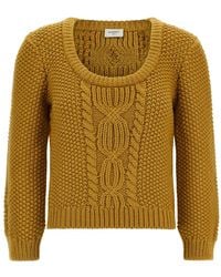 Saint Laurent - Round-Neck Knitwear - Lyst