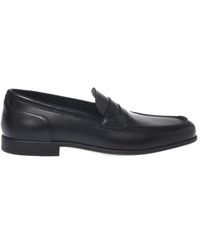 Baldinini - Schwarzer Lederloafer - Lyst