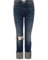 FRAME - Loose Fit Jeans - Lyst