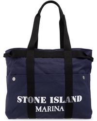 Stone Island - Borsa shopper della collezione marina - Lyst