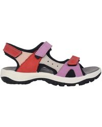 Rohde - Schoenen ,Veelkleurig ,Rood Paars Mix Sandaal - Lyst