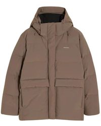 Holzweiler - Jassen ,Grijs ,Polyester Taupe Donsjack Voor Koud Weer - Lyst