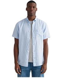 GANT - Shirts > short sleeve shirts - Lyst