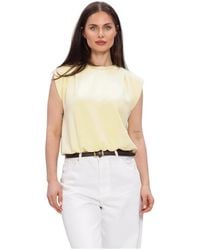 Minus - Overhemden ,Geel ,Msmarta Sweat - Lyst