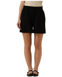 Modström - Korte Broeken ,Zwart ,Huntleymd Shorts - Lyst