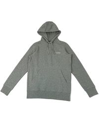Denham - Stamp reg hoody sweatshirt grau marl - Lyst
