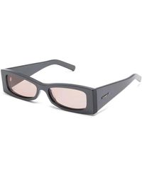 Marni - Sei Zokoa Solidgrey Zonnebrillen - Lyst