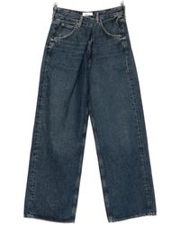 Agolde - Blauwe Denim Jeans - Lyst