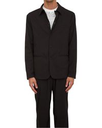 ARMANI EXCHANGE - Jassen ,Zwart ,Leer Blazer - Lyst